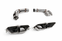 BMW 7 Series G70/G71 2022- Rear diffuser with exhaust tips (for M760, M-Sport and i7 M70) photo 10