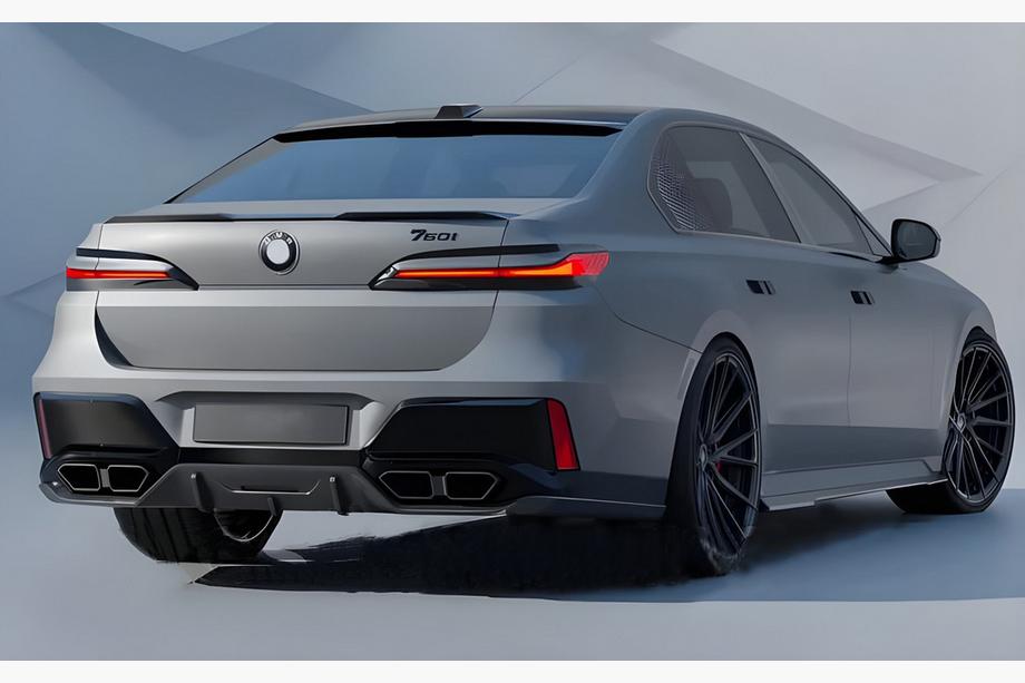 BMW 7 Series G70/G71 2022- Rear window spoiler (visor) Image