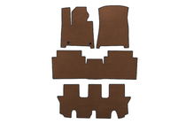 Hyundai Santa Fe 5 2023- EVA Floor Mats (3 Rows, Brown) photo 1