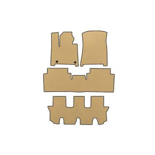 EVA Floor Mats (3 Rows, Beige)