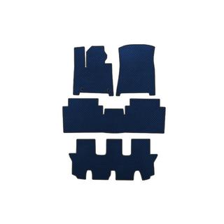 EVA Floor Mats (3 Rows, Blue) Hyundai Santa Fe 5 2023-