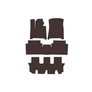 Rubber Floor Mats Carsuit (3 Rows, Brown) photo 1