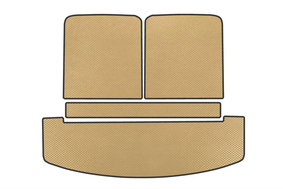 Hyundai Santa Fe 5 2023- EVA Trunk Mat V2 (Beige) Image