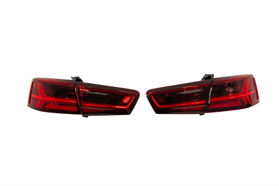 Audi A6 C7 2011–2018 High-Profile LED Tail Lights (2014–2018, 2 pcs) Photo 1