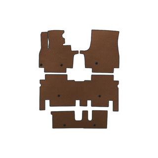 EVA Floor Mats (3 Rows, Brown)