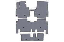 KIA EV9 Rubber Floor Mats Carsuit (3 Rows, Gray) photo 1