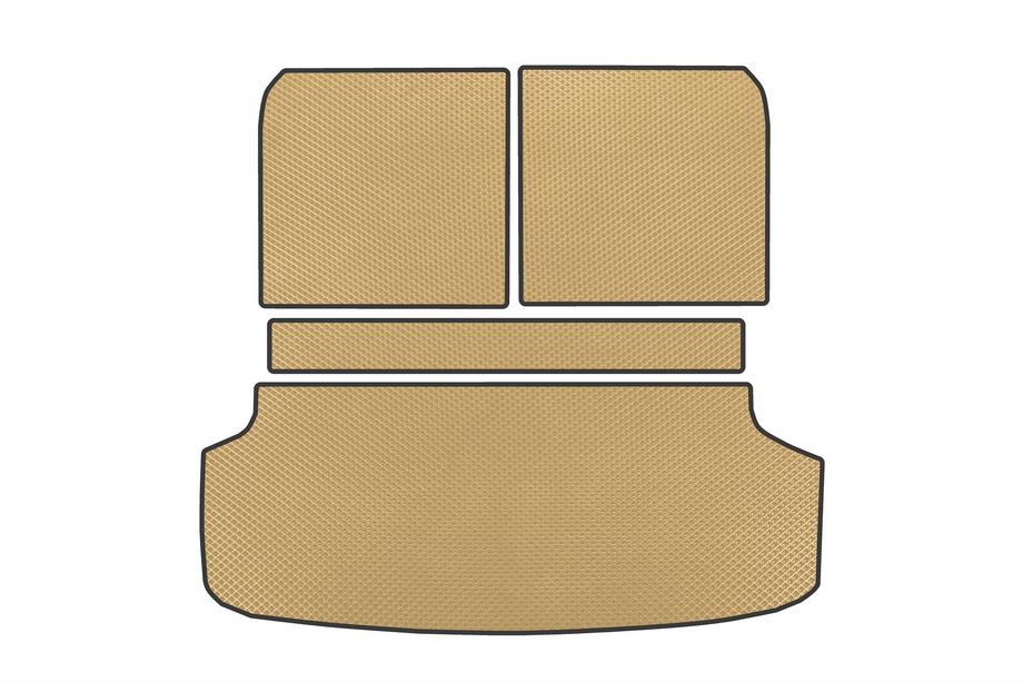 KIA EV9 EVA Trunk Mat V2 (Beige) Image