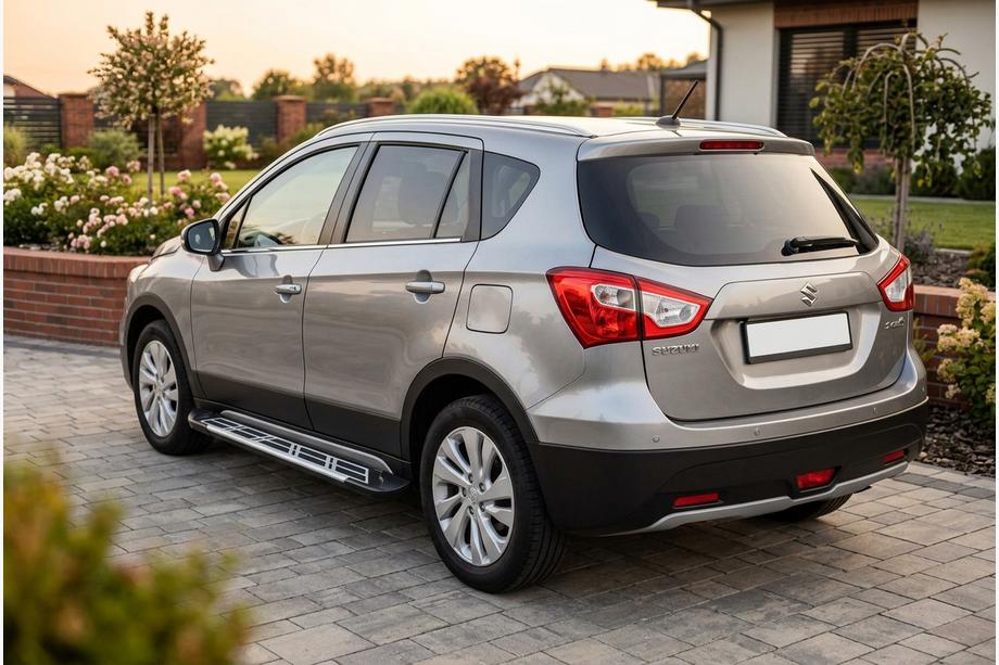 Suzuki SX4 S-Cross 2013-2016 Side Steps Sunrise (2 pcs, Aluminum) Image