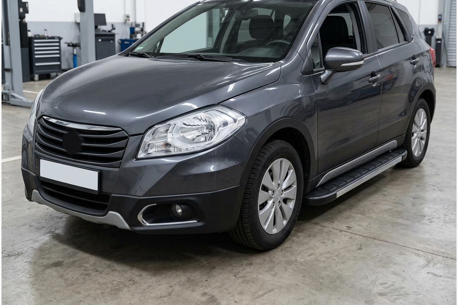 Suzuki SX4 S-Cross 2013-2016 Side Steps Duru (2 pcs, Aluminum) Image
