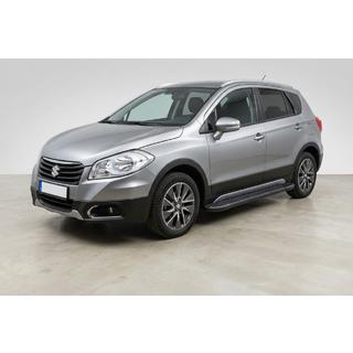Side Steps Bosphorus Black (2 pcs, Aluminum) Suzuki SX4 S-Cross 2013-2016 photo 1