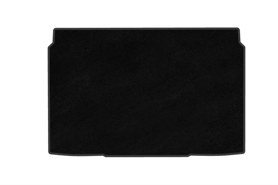 Peugeot 208 2019- Premium Textile Trunk Mat (Petrol, Black) Image
