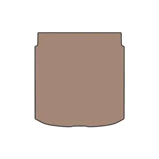 Rubber trunk mat (Sedan, beige)