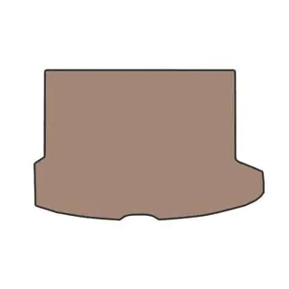 Rubber Trunk Mat (Beige)