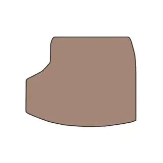 Rubber Trunk Mat (Beige)