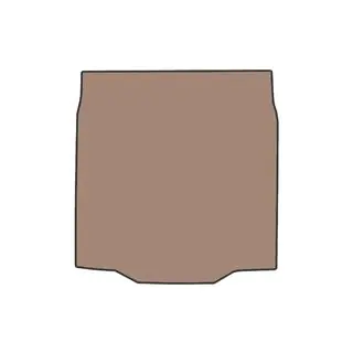 Rubber trunk mat (Petrol, beige)