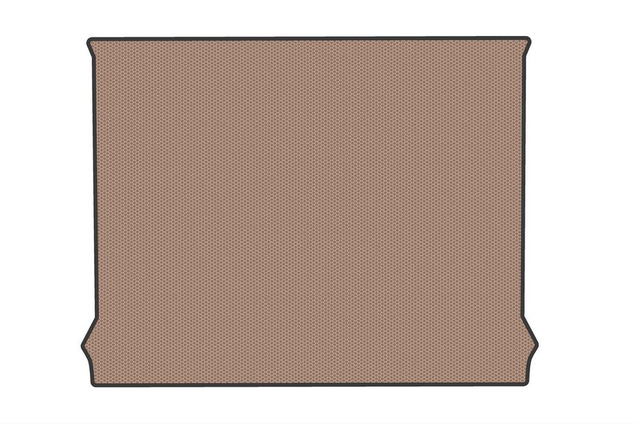 Fiat Doblo II 2010-2022 Rubber trunk mat V2 (2010-2015, beige) Image