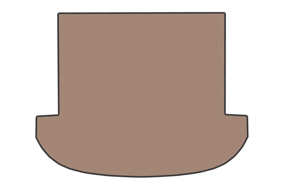 Hyundai Santa Fe 4 2018-2023 Rubber Trunk Mat (Beige) Image