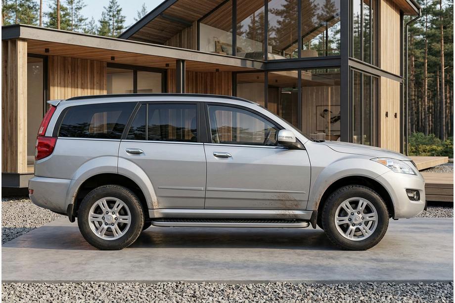 GreatWall Haval/Hover H3 2005-2013 Side Steps Tayga Grey (2 pcs, Aluminum) Image