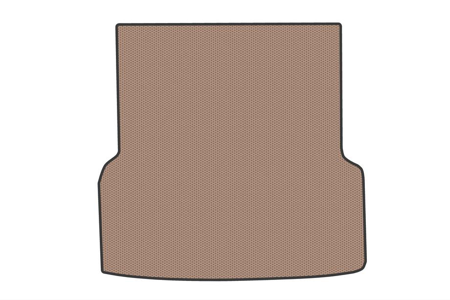 Mercedes EQS 2021- Rubber Trunk Mat (Beige) Image
