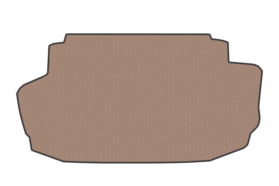 Mercedes S-class W220 1998-2005 Rubber boot mat (Long, Beige) Photo 1