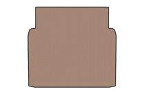 Mercedes S-class W221 2005-2013 Rubber trunk mat (Short, Beige) photo 1