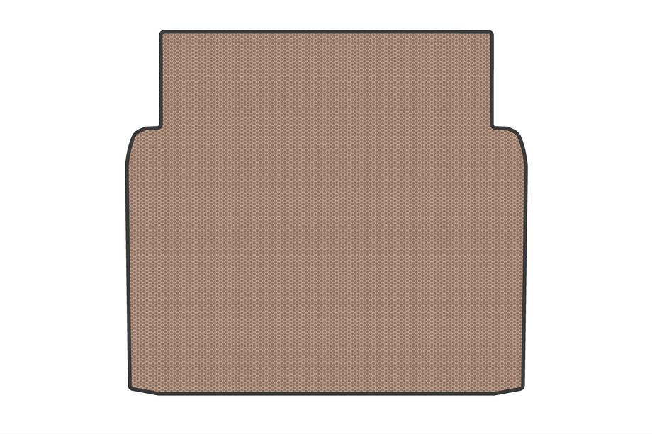 Mercedes S-class W221 2005-2013 Rubber trunk mat (Short, Beige) Image