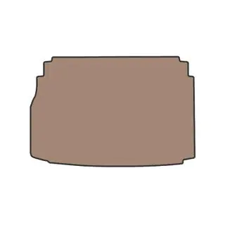Rubber trunk mat (Petrol, beige)