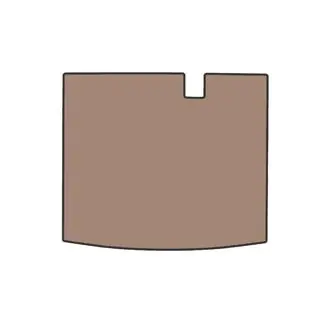 Rubber Trunk Mat (Beige)