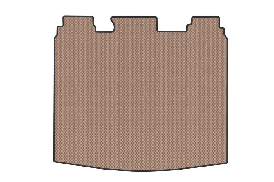 Volkswagen Caddy 2020- Rubber Trunk Mat (Beige) Image