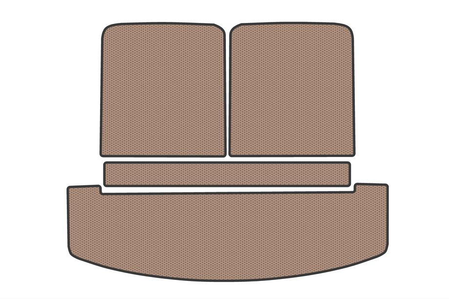 Hyundai Santa Fe 5 2023- Rubber Trunk Mat V2 (Beige) Image