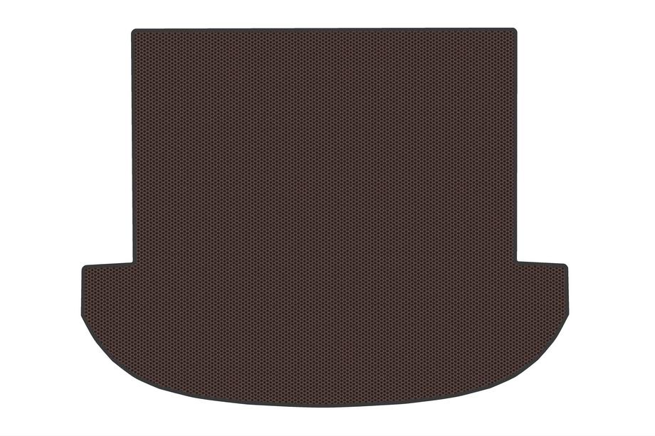 Hyundai Santa Fe 4 2018-2023 Rubber Trunk Mat (Brown) Image