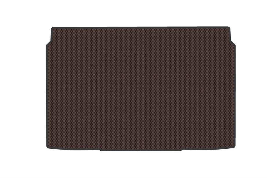 Peugeot 208 2019- Rubber trunk mat (Petrol, Brown) Image