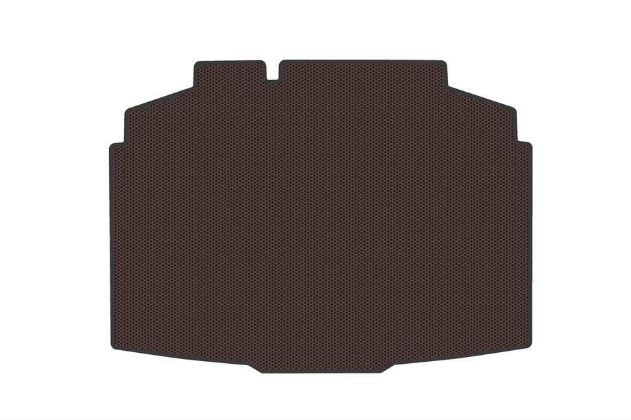 Skoda Fabia 2021– Rubber trunk mat (hatchback, brown) Image