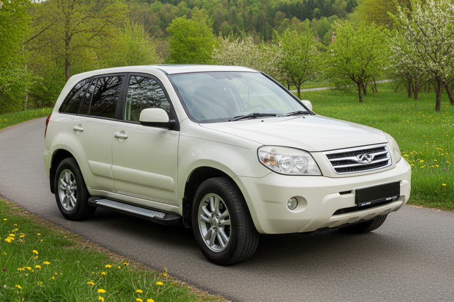 Chery Tiggo 3 2005- Side Steps Allmond (2 pcs, Aluminum) Image