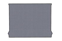 Fiat Doblo II 2010-2022 Rubber trunk mat V2 (2010-2015, grey) photo 1