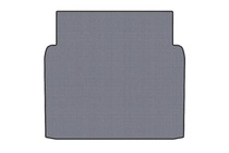 Mercedes S-class W221 2005-2013 Rubber boot mat (Short, Grey) photo 1