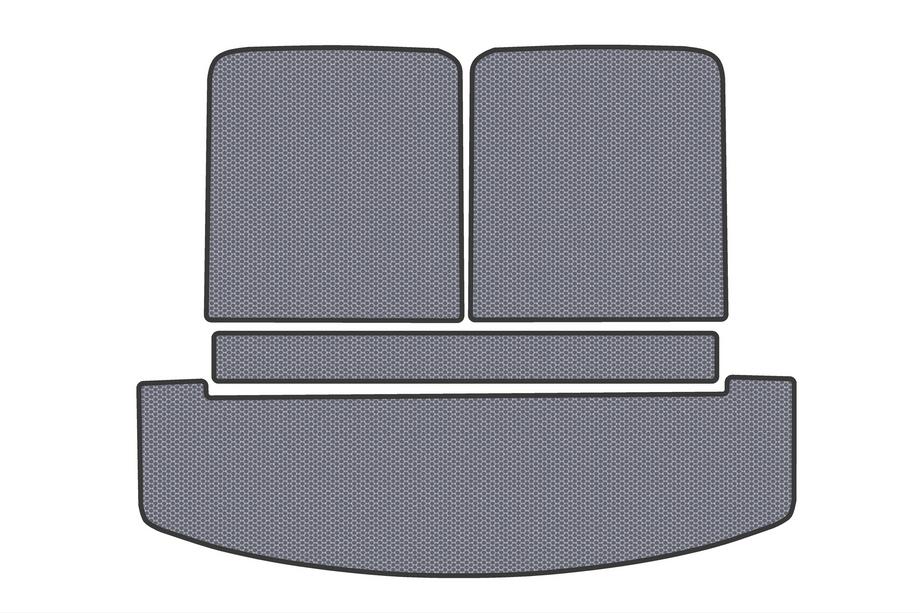 Hyundai Santa Fe 5 2023- Rubber Trunk Mat V2 (Gray) Photo 1