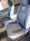 Hyundai Santa Fe 2 2006-2012 Car Seat Covers (Leatherette↗Fabric, Premium) photo 17