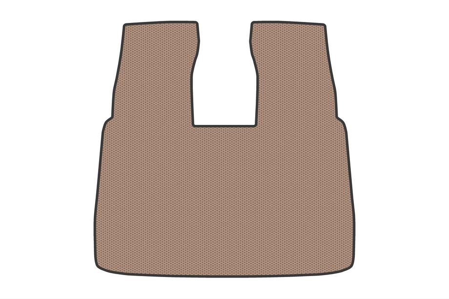 Mercedes S-class W222 2013-2022 Rubber trunk mat V2 (Short, Beige) Photo 1