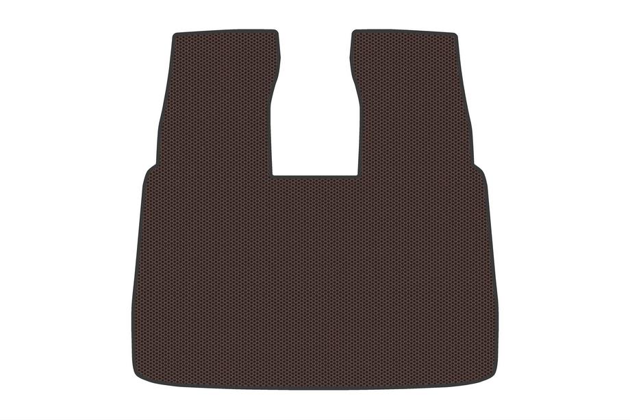 Mercedes S-class W222 2013-2022 Rubber trunk mat V2 (Short, Brown) Photo 1