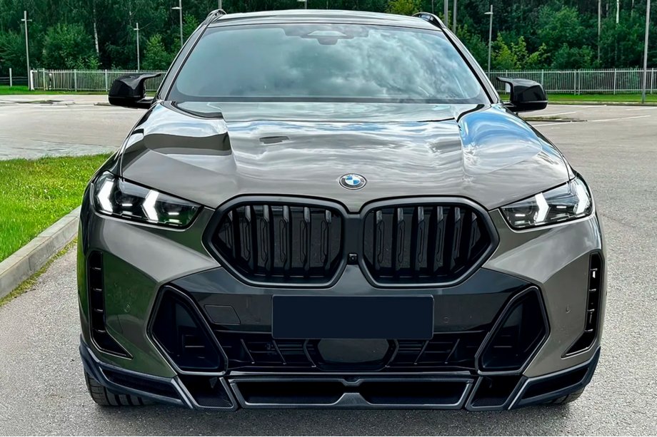BMW X6 G06 2019–2027 Front Bumper Lip LRT (for M-Sport 2023+, Carbon) Photo 2