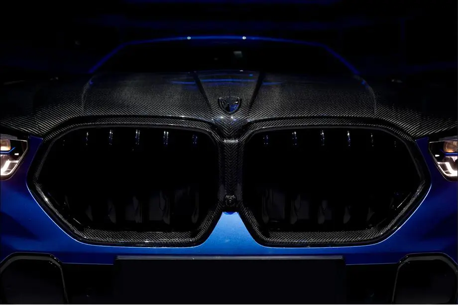 BMW X6 G06 2019–2027 LRT Grille Surround (2023+, Carbon) Image