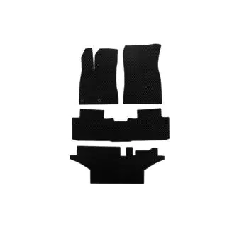EVA Floor Mats (3 Rows, Black)