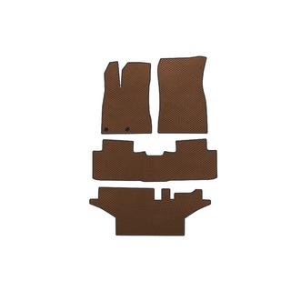 EVA Floor Mats (3 Rows, Brown)