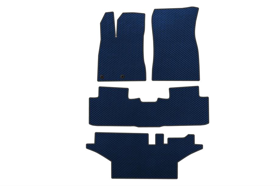 Peugeot 5008 2024- EVA Floor Mats (3 Rows, Blue) Image