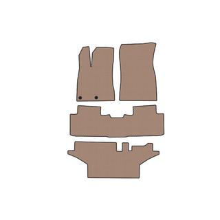 Rubber Floor Mats Carsuit (3 Rows, Beige) photo 1