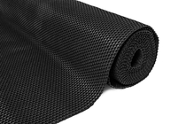 Rubber sheet for car mats 120x100 (Honeycomb, black) photo 2
