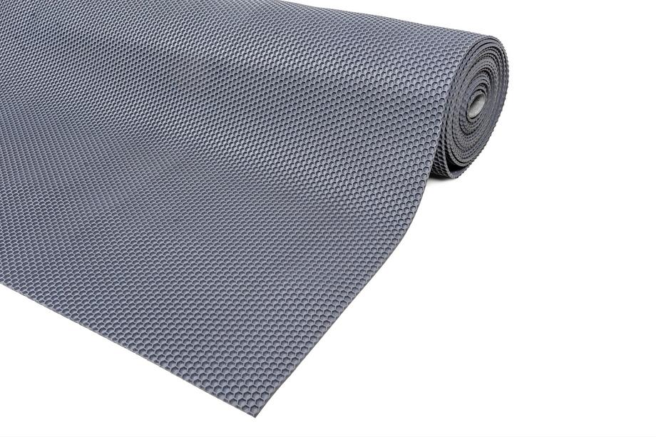 Rubber sheet for car mats 120x100 cm (Honeycomb, grey) Photo 2