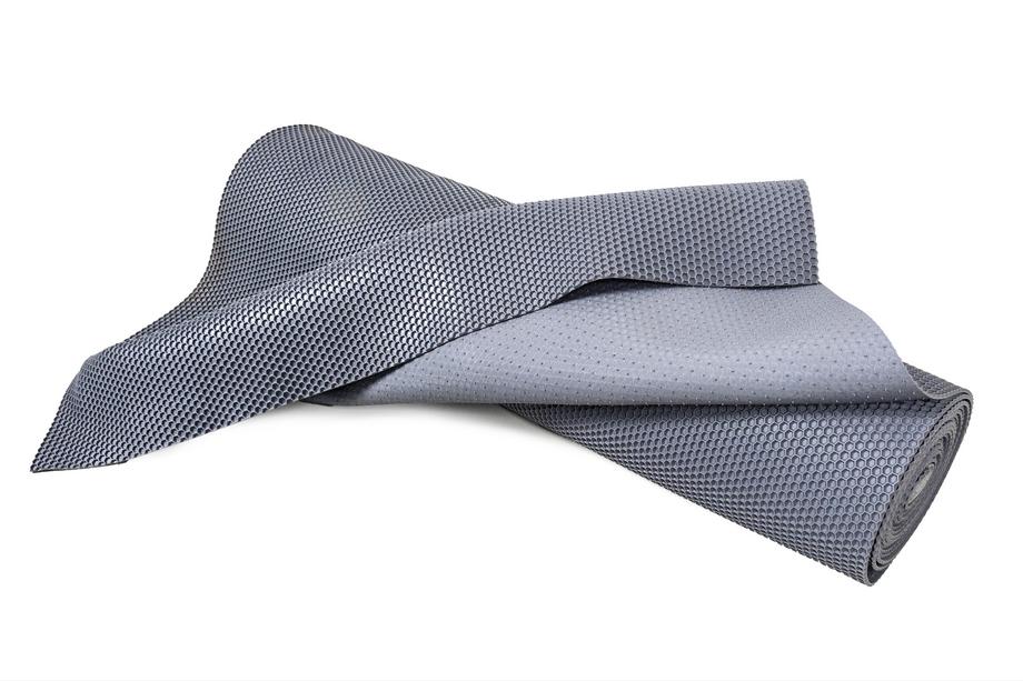 Rubber sheet for car mats 120x100 cm (Honeycomb, grey) Photo 11