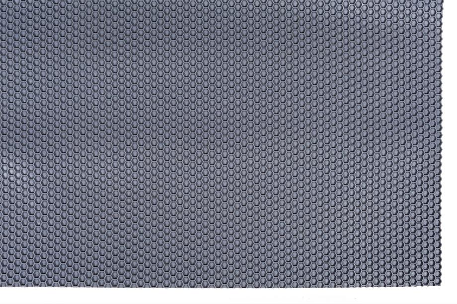 Rubber sheet for car mats 120x100 cm (Honeycomb, grey) Photo 12